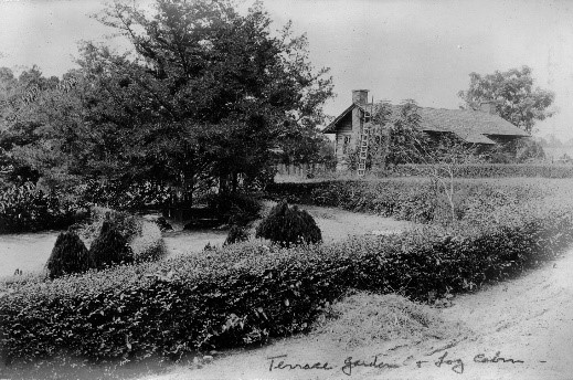 Caption: Main House West Overlook view in 1907
