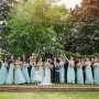 Click to enlarge image Bridal Party in the Tennis Court